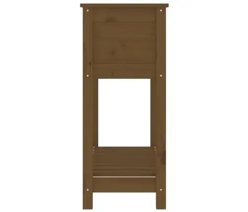 Lovelis Su Lentyna, Medaus Rudas, 82,5X34,5X81cm Pušis