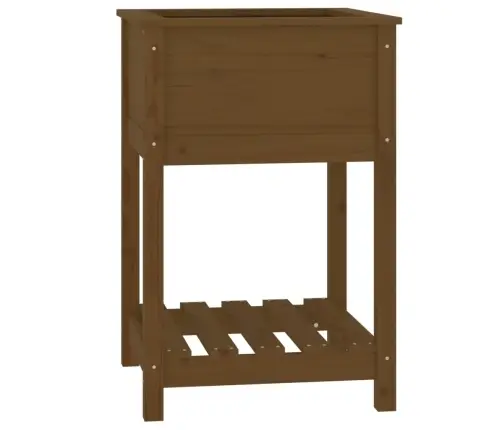 Lovelis Su Lentyna, Medaus Rudas, 54X54X81cm Pušies Masyvas