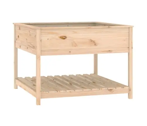 Lovelis Su Lentyna, 111,5X111,5X81cm Pušies Medienos Masyvas