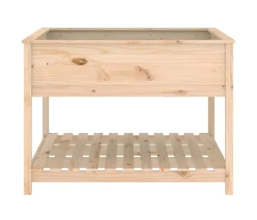 Lovelis Su Lentyna, 111,5X111,5X81cm Pušies Medienos Masyvas