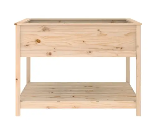 Lovelis Su Lentyna, 111,5X111,5X81cm Pušies Medienos Masyvas