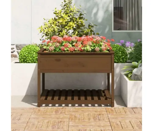 Lovelis Su Lentyna, Medaus Rudas, 111,5X111,5X81cm Pušis