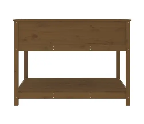 Lovelis Su Lentyna, Medaus Rudas, 111,5X111,5X81cm Pušis