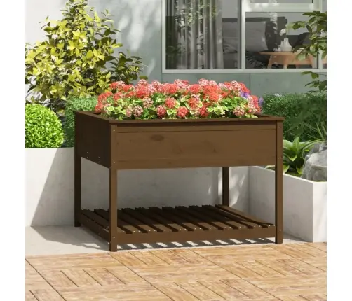 Lovelis Su Lentyna, Medaus Rudas, 111,5X111,5X81cm Pušis