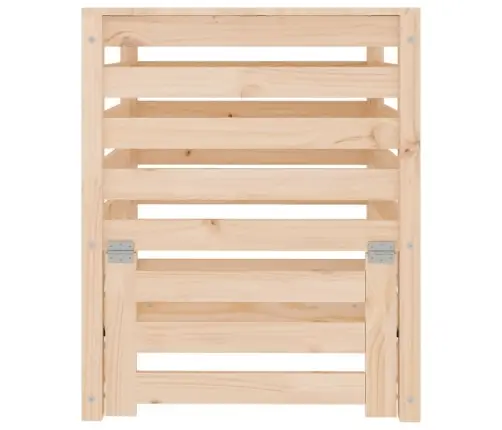 Komposta Kaste, 63,5X63,5X77,5 Cm, Priedes Masīvkoks Vidaxl