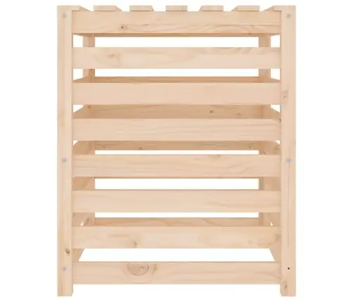 Komposta Kaste, 63,5X63,5X77,5 Cm, Priedes Masīvkoks Vidaxl