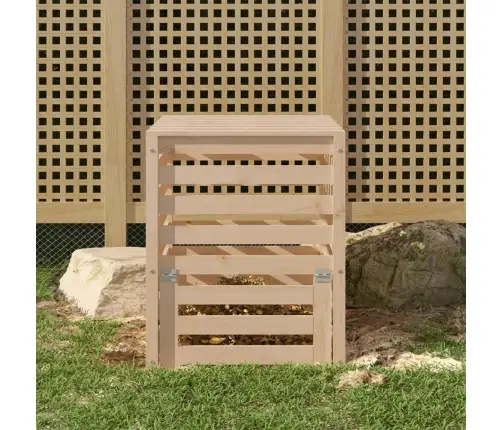 Komposta Kaste, 63,5X63,5X77,5 Cm, Priedes Masīvkoks Vidaxl