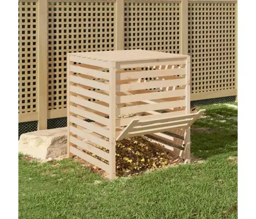 Komposto Dėžė, 82,5X82,5X99,5cm Pušies Medienos Masyvas