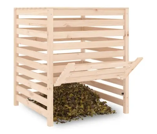 Komposto Dėžė, 82,5X82,5X99,5cm Pušies Medienos Masyvas