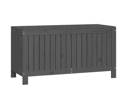 Sodo Daiktadėžė, Pilka, 115X49X60cm Pušies Medienos Masyvas