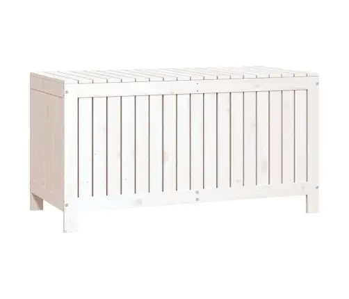 Uzglabāšanas Kaste, Balta, 121X55X64 Cm, Priedes Masīvkoks Vidaxl