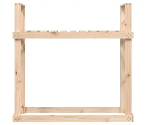 Malkas Plaukts, 110X35X108,5 Cm, Priedes Masīvkoks Vidaxl