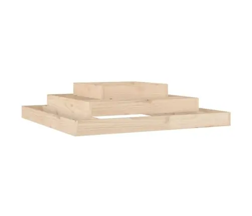 Puķu Kaste, 110X110X27 Cm, Priedes Masīvkoks Vidaxl