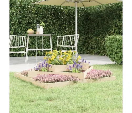 Lovelis, 112X112X27cm Pušies Medienos Masyvas