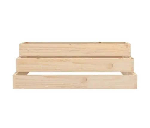 Puķu Kaste, 80X80X27 Cm, Priedes Masīvkoks Vidaxl