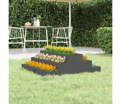 Taimekast, Hall, 80 X 80 X 27 cm Männipuit