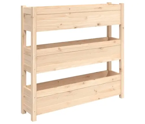 Puķu Kaste, 112X25X104,5 Cm, Priedes Masīvkoks Vidaxl