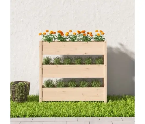 Puķu Kaste, 112X25X104,5 Cm, Priedes Masīvkoks Vidaxl
