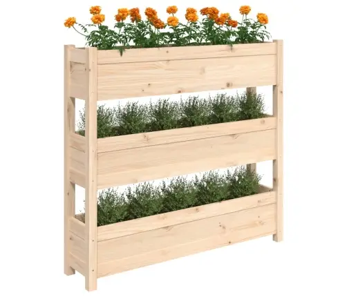 Puķu Kaste, 112X25X104,5 Cm, Priedes Masīvkoks Vidaxl