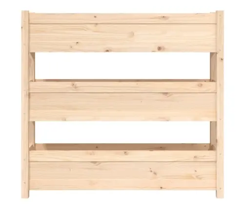 Puķu Kaste, 112X25X104,5 Cm, Priedes Masīvkoks Vidaxl