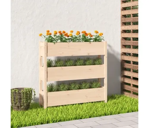 Puķu Kaste, 112X25X104,5 Cm, Priedes Masīvkoks Vidaxl