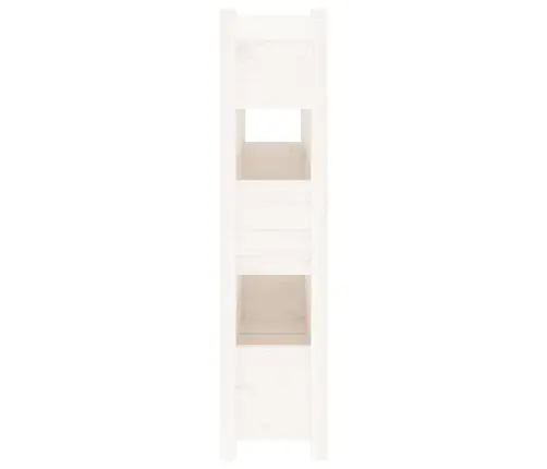 Taimekast, Valge, 112 X 25 X 104,5 cm Männipuit