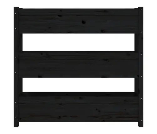 Taimekast, Must, 112 X 25 X 104,5 cm Männipuit