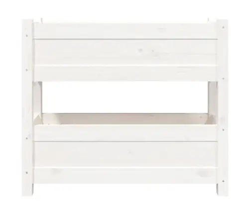 Taimekast, Valge, 77 X 25 X 66 cm Männipuit