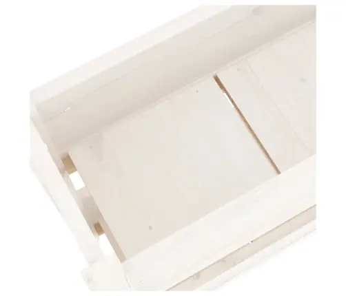 Taimekast, Valge, 77 X 25 X 66 cm Männipuit