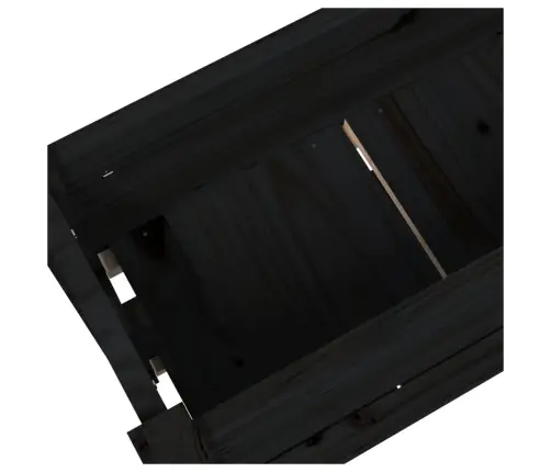 Taimekast, Must, 77 X 25 X 66 cm Männipuit