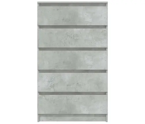 Apavu Plaukts, Betona Pelēks, 60X36X103 Cm, Inženierijas Koks Vidaxl