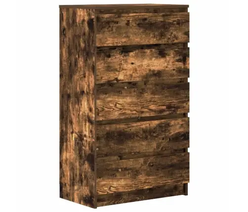 Spintelė Su Stalčiais, Dūminio Ąžuolo, 60X36X103cm Mediena