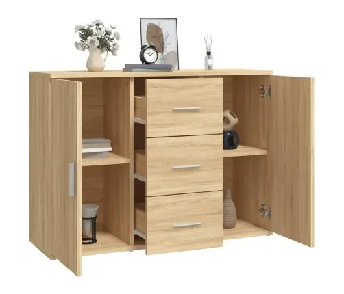 Kumode, 91X29,5X65 Cm, Inženierijas Koks, Ozolkoka Krāsa Vidaxl Kumode, 91X29,5X65 Cm, Inženierijas Koks, Ozolkoka Krāsa Vidaxl