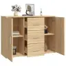 Kumode, 91X29,5X65 Cm, Inženierijas Koks, Ozolkoka Krāsa Vidaxl Kumode, 91X29,5X65 Cm, Inženierijas Koks, Ozolkoka Krāsa Vidaxl