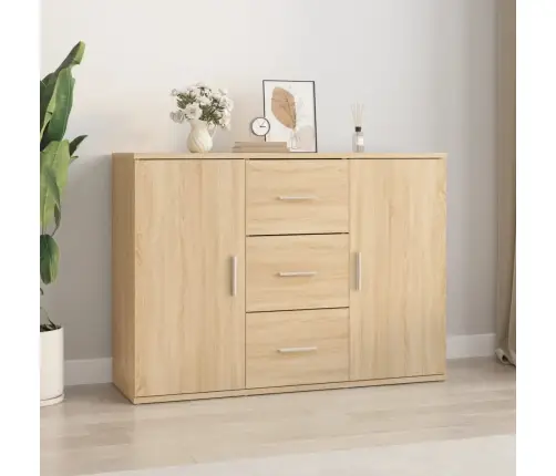 Kumode, 91X29,5X65 Cm, Inženierijas Koks, Ozolkoka Krāsa Vidaxl Kumode, 91X29,5X65 Cm, Inženierijas Koks, Ozolkoka Krāsa Vidaxl