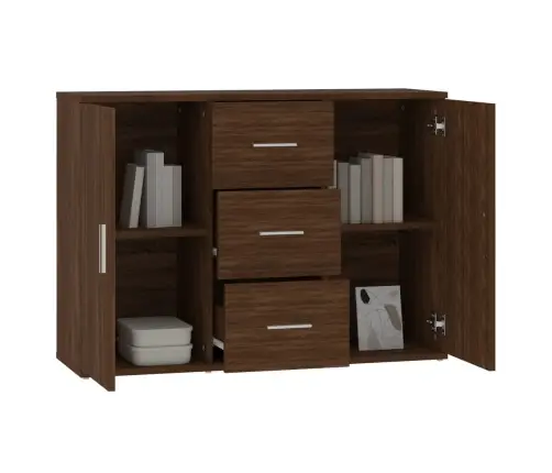 Puhvetkapp, Pruun Tamm, 91 X 29,5 X 65 cm Tehispuit Puhvetkapp, Pruun Tamm, 91 X 29,5 X 65 cm Tehispuit