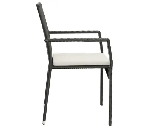 Aiatoolid Patjadega 4 Tk, Polürotang, Must