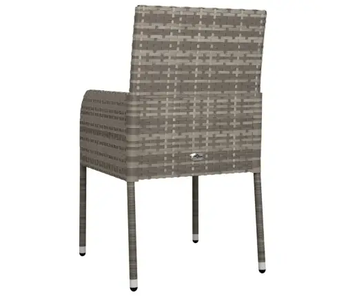 Dārza Krēsli Ar Matračiem, 2 Gab., Pelēka Pe Rotangpalma Vidaxl Dārza Krēsli Ar Matračiem, 2 Gab., Pelēka Pe Rotangpalma Vidaxl