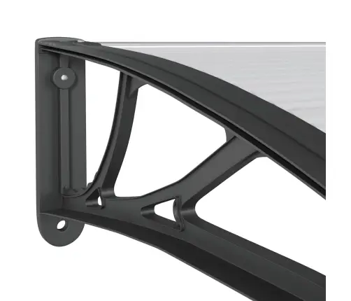 Stogelis Durims, Juodos Spalvos, 150X100cm Polikarbonatas