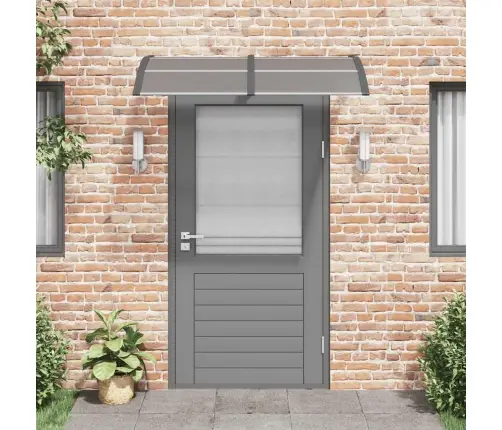 Ukse Varikatus, Must, 150 X 100 cm Polükarbonaat