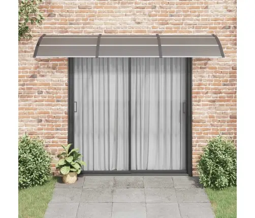 Durvju Nojume, Melna, 300X75 Cm, Polikarbonāts Vidaxl