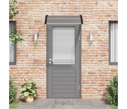 Durvju Nojume, Melna, 100X75 Cm, Polikarbonāts Vidaxl