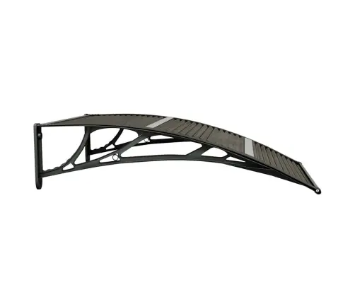 Durvju Nojume, Melna, 100X75 Cm, Polikarbonāts Vidaxl