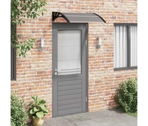 Durvju Nojume, Melna, 100X75 Cm, Polikarbonāts Vidaxl