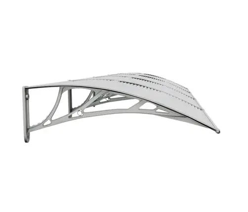 Ukse Varikatus, Hall Ja Läbipaistev, 350 X 75 cm Polükarbonaat