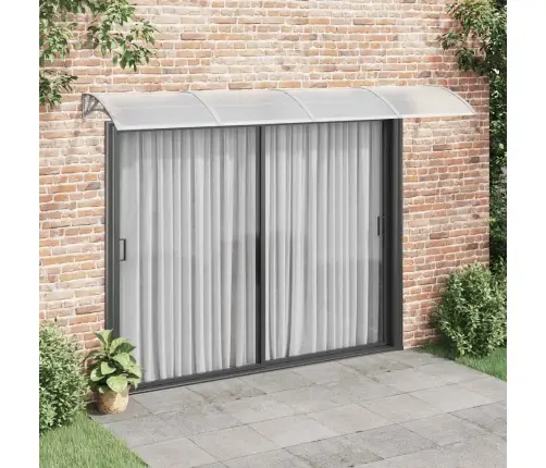 Ukse Varikatus, Hall Ja Läbipaistev, 350 X 75 cm Polükarbonaat