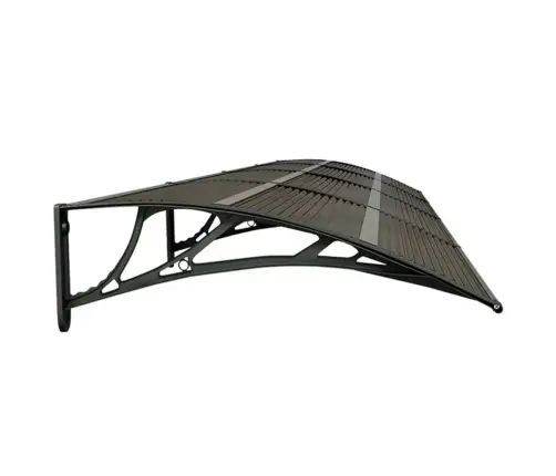 Stogelis Durims, Juodos Spalvos, 400X75cm Polikarbonatas