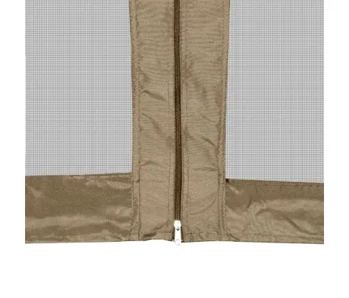 Nojume Ar 6 Sānu Sienām, Ātri Uzstādāma, 3,6X3,1 M, Pelēkbrūna Vidaxl