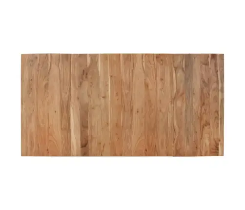 Ēdamgalds, Melnas Kājas, 180X90X77 Cm, Akācijas Masīvkoks  Vidaxl