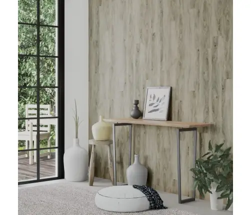 Sienu Paneļi, Koka Imitācija, Pelēki, Pvc, 2,06 M² Vidaxl